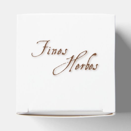 Bußgelder Herbes Favor Box Geschenkschachtel (Oben)