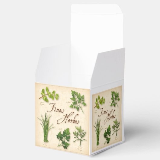 Bußgelder Herbes Favor Box Geschenkschachtel (Geöffnet)
