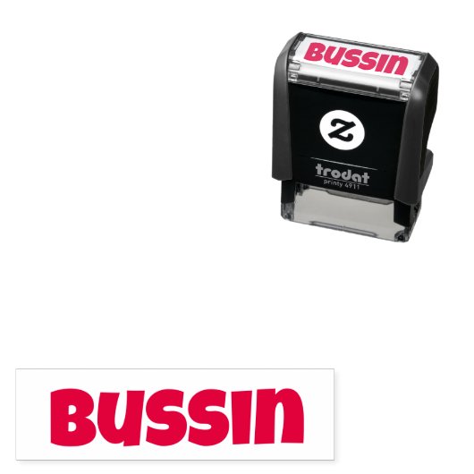 Bussin Permastempel (Beispiel)