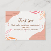 Bussinenkarte Neues Design Visitenkarte (Rückseite)