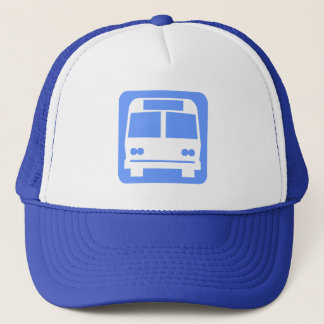 Bussymbol - Baby-Blau Truckerkappe