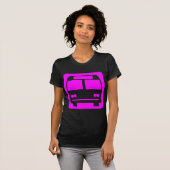 Bussymbol - Magenta T-Shirt (Vorne ganz)