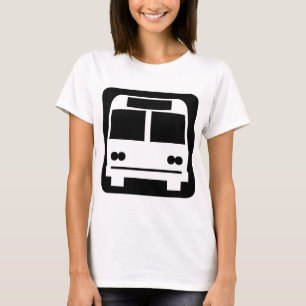 Bussymbol - Schwarz T-Shirt