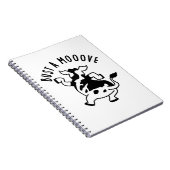 Bust a mooove Funny Cow Puff Notizblock (Rechte Seite)