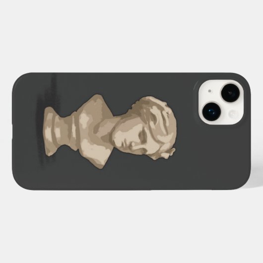 Bust Artwork iPhone case (Rückseite (Horizontal))