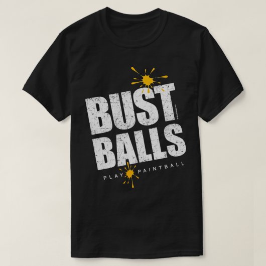 Bust Balls Paintball T-Shirt (Design vorne)