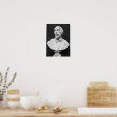 Bust of Auguste Vacquerie Poster (Küche)