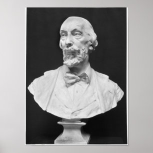 Bust of Auguste Vacquerie Poster