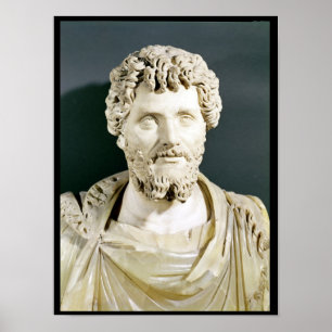 Bust of Emperor Septimus Severus Poster