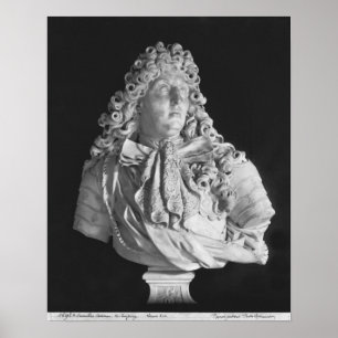 Bust of Louis XIV  1679 Poster