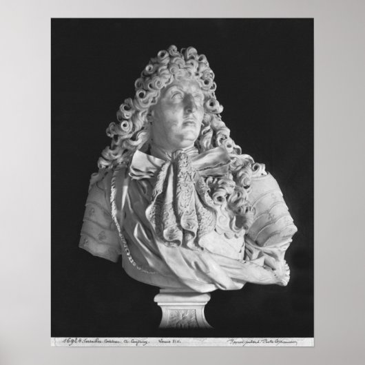 Bust of Louis XIV  1679 Poster (Vorne)