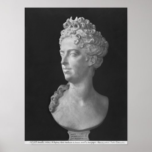 Bust of Marie-Adelaide de Savoie Poster (Vorne)