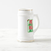 Bust Out Holly Feelin Jolly Christmas Joy Design Bierglas (VorderseiteRechts)