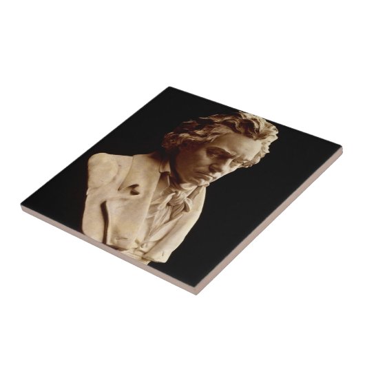 Bust-Statue Beethoven Fliese (Seite)