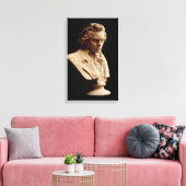 Bust-Statue Beethoven Leinwanddruck (Insitu (Wohnzimmer))