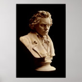 Bust-Statue Beethoven Poster (Vorne)