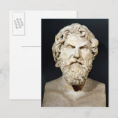 Büste aus Antisthenen Postkarte (Vorne/Hinten)