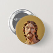 BÜSTE CHRISTUS DER ERLÖSER von MICHELANGELO 2026_ Button (Vorne & Hinten)