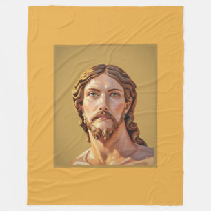 BÜSTE CHRISTUS DES ERLÖSERS von MICHELANGELO 2026_ Fleecedecke