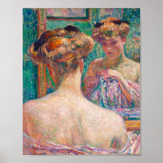 Buste de Nu | Theo van Rysselberghe Poster (Vorne)