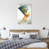 Büste der Königin Nefertiti, seitliche Sicht vom S Leinwanddruck (Insitu (Schlafzimmer))