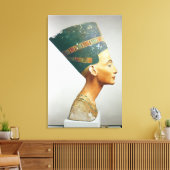 Büste der Königin Nefertiti, seitliche Sicht vom S Leinwanddruck (Insitu (Wohnzimmer))