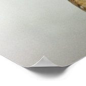 Büste der Königin Nefertiti, seitliche Sicht vom S Poster (Ecke)