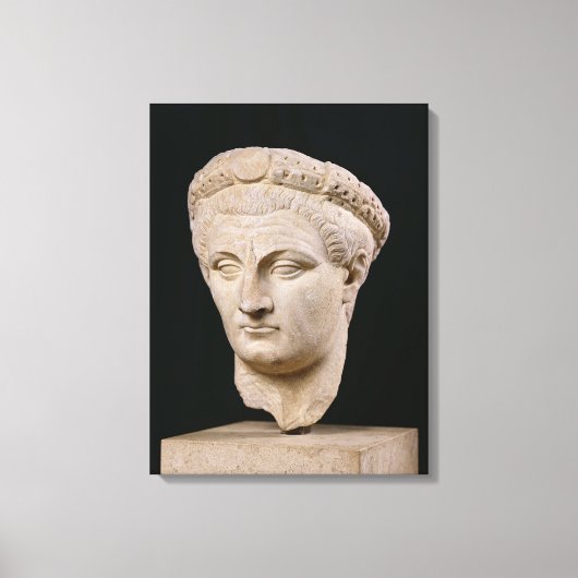 Büste des Kaisers Claudius aus Thasos Leinwanddruck (Vorderseite)