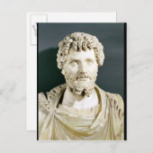 Büste des Kaisers Septimus Severus Postkarte (Vorne/Hinten)