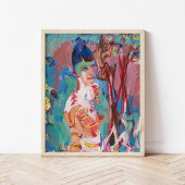 Büste eines farbigen Mädchens | Albert Müller Poster