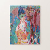 Büste eines farbigen Mädchens | Albert Müller Puzzle (Vertikal)