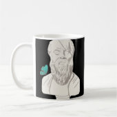 Büste eines griechischen Philosophen-Posters Kaffeetasse (Links)