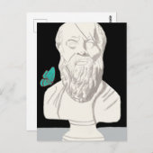 Büste eines griechischen Philosophen-Posters Postkarte (Vorne/Hinten)