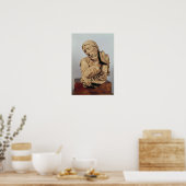 Büste eines Mannes Poster (Küche)