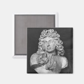 Büste Francois de Crequy, c.1690 Magnet (Vorderseite/Rückseite)