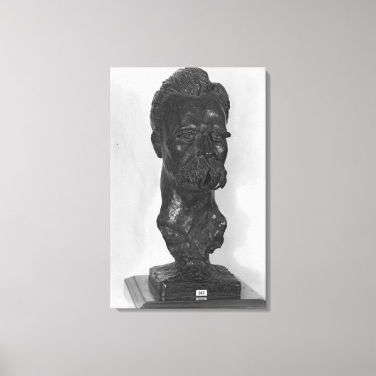 Büste Friedrich Nietzsches Deutsch Leinwanddruck (Vorderseite)