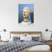 Büste Julius Cäsars Leinwanddruck (Insitu (Schlafzimmer))