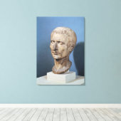 Büste Julius Cäsars Leinwanddruck (Insitu (Holzboden))