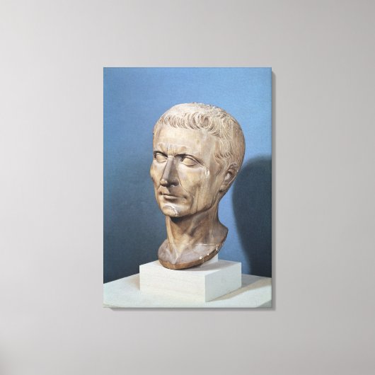 Büste Julius Cäsars Leinwanddruck (Vorderseite)