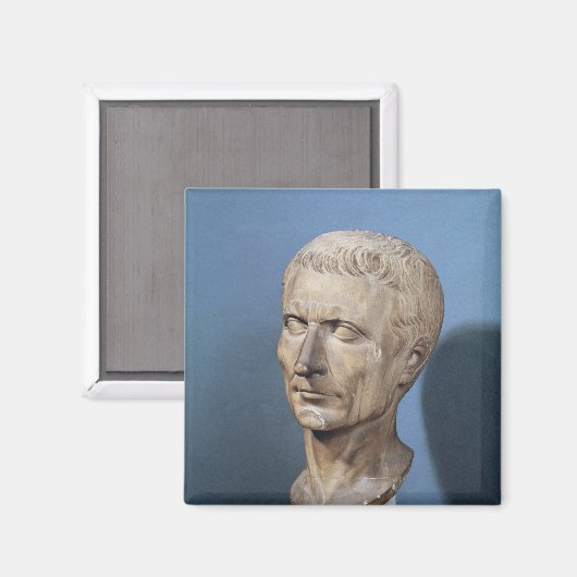Büste Julius Cäsars Magnet (Vorderseite/Rückseite)