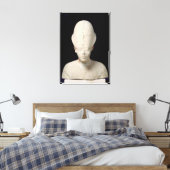 Büste König Amenophis IV. von Tell el-Amarna Leinwanddruck (Insitu (Schlafzimmer))