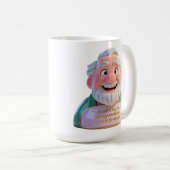 Büste mit Zitat für die Ehefrau im Ruhestand Kaffeetasse (VorderseiteRechts)
