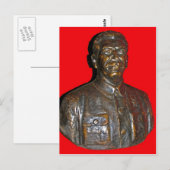 Büste Stalins Postkarte (Vorne/Hinten)