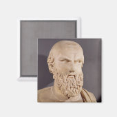 Büste von Aeschylus Magnet (Vorderseite/Rückseite)