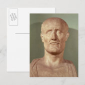 Büste von Alcibiades Postkarte (Vorne/Hinten)