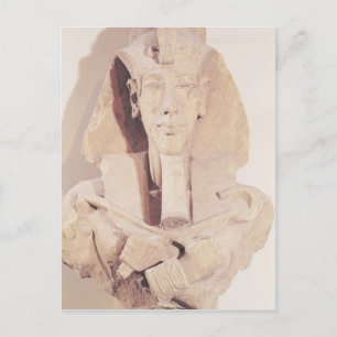 Büste von Amenophis IV aus dem Tempel von Amun Postkarte