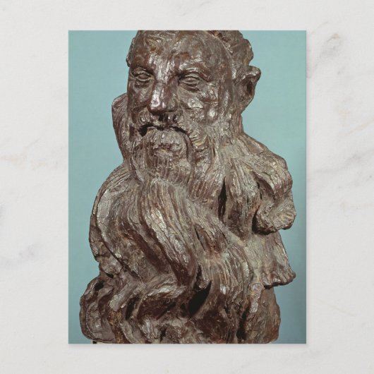 Büste von Auguste Rodin 1909 Postkarte (Vorderseite)