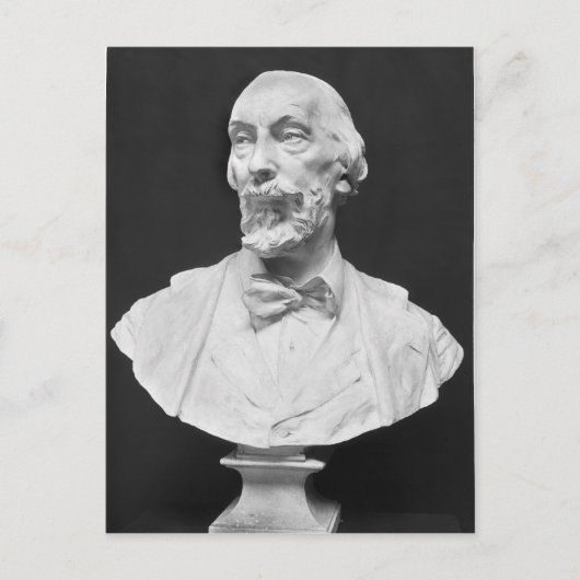 Büste von Auguste Vacquerie Postkarte (Vorderseite)