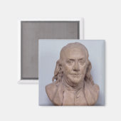 Büste von Benjamin Franklin 1778 Magnet (Vorderseite/Rückseite)