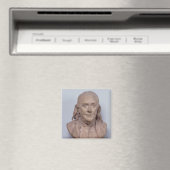Büste von Benjamin Franklin 1778 Magnet (In Situ (Geschirrspüler))